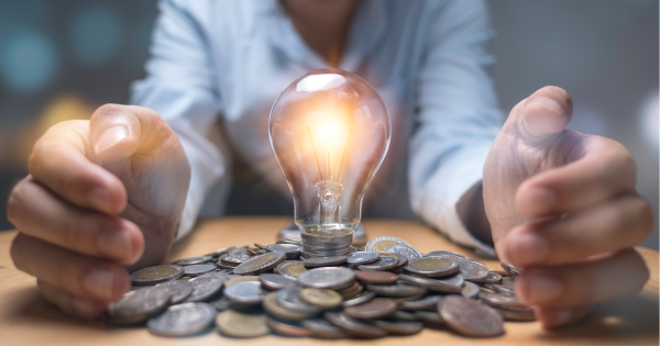 ilustração de Projeção Financeira