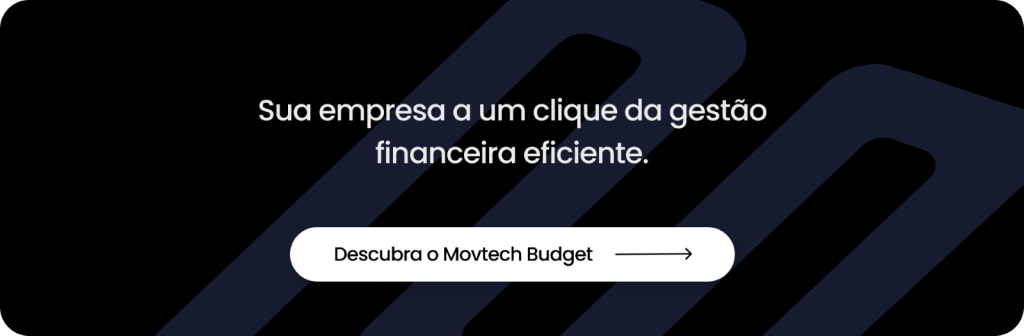 Banner clicável para o WhatsApp com a frase "Desorganização, erros manuais e planilhas são coisas do passado. Descubra o Movtech Budget".