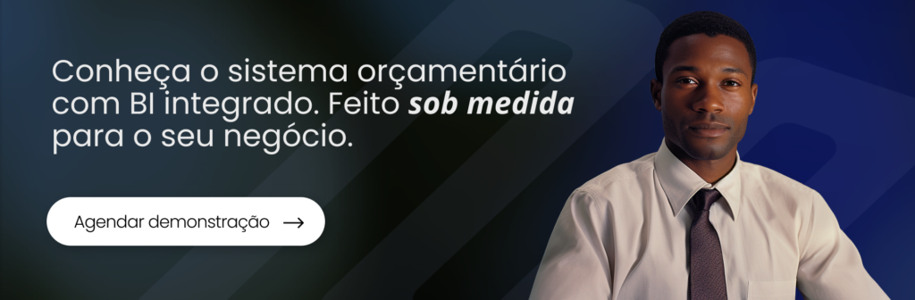 Sistema orçamentário para CFO com BI integrado.